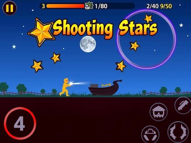 Lucknow Shooting Stars Game Screenshot